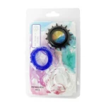 Penis Ring Set- C-RING SET-cristal- 3 ringen - Cockringen - Afbeelding 2