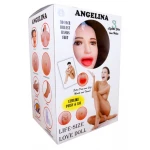 Opblaas pop- Sexpop- ANGELINA 3D Pop - Met vibratie - Afbeelding 2