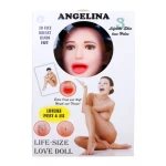 Opblaas pop- Sexpop- ANGELINA 3D Pop - Met vibratie - Afbeelding 4