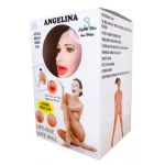 Opblaas pop- Sexpop- ANGELINA 3D Pop - Met vibratie - Afbeelding 11