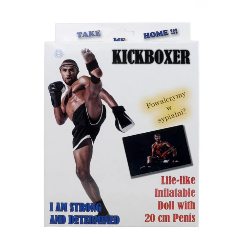 Opblaaspop- Kickboxer - Male Doll - Afbeelding 4