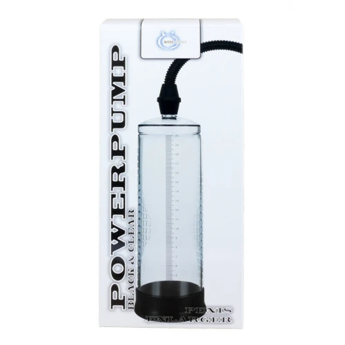 Penispomp -Powerpump - Black&Clear - Afbeelding 3