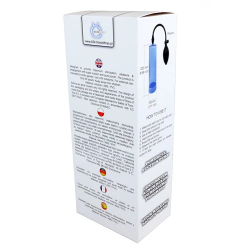 Penis pomp - Powerpump - Blauw - Afbeelding 4