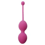 Vagina Balletjes - Silicone Kegel Balls 32mm 200g Donker roze