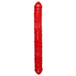 Dildo-Flexible Dubbele dildo-  dubbele  Dong - Rood