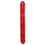 Dildo-Flexible Dubbele dildo-  dubbele  Dong - Rood