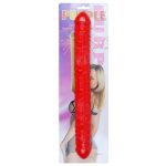 Dildo-Flexible Dubbele dildo-  dubbele  Dong - Rood - Afbeelding 2