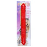 Dildo-Flexible Dubbele dildo-  dubbele  Dong - Rood - Afbeelding 2
