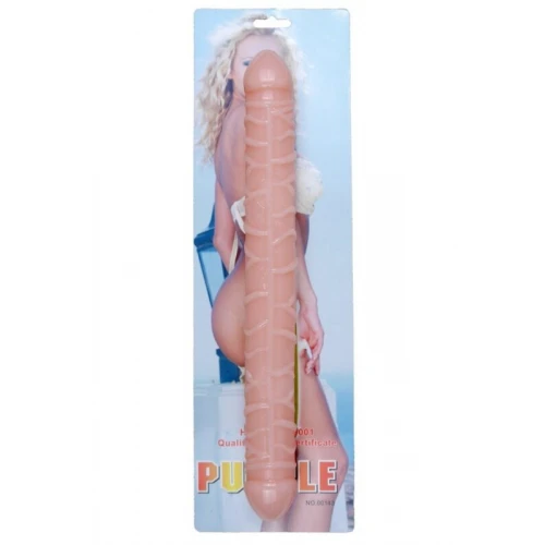 Dildo-Flexible Dubbele dildo-  dubbele  Dong - Skin - Afbeelding 2
