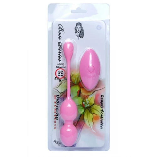 Vagina Balletjes - Vibrerende -  met Afstands bediening - 80g Pink - Afbeelding 2