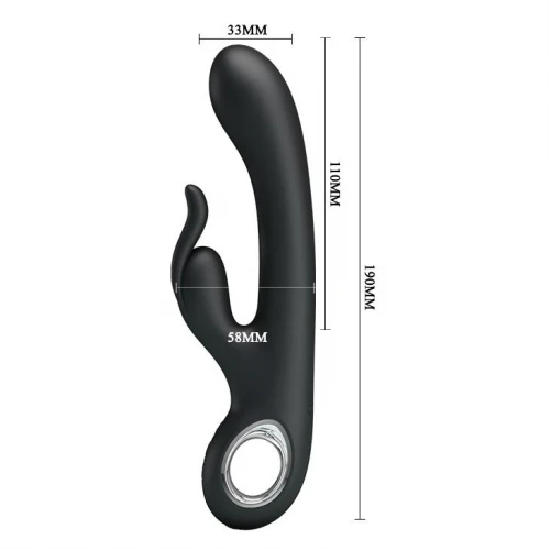 PRETTY LOVE – Carina Vibrator – USB – 7 Standen – Zwart - Afbeelding 5