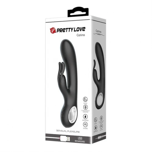 PRETTY LOVE – Alston Vibrator – USB – 12 Standen – Zwart - Afbeelding 2
