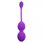 Vagina Balletjes - Vibrerende -  met Afstands bediening - 80g - paars