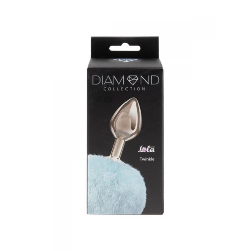 Anale plug Buttplug Diamond Twinkle Blauw - Afbeelding 3