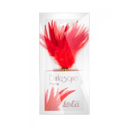 Kietelaar Burlesque Plume Rood - Afbeelding 2