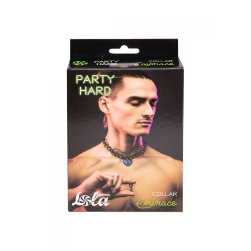 Halsband Party Hard Embrace Zwart - Afbeelding 14