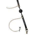 Ball gag Met Tepelklemmen Party Hard Hentai - Afbeelding 3