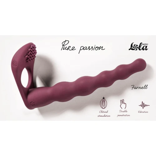 Strap-on Pure Passion Farnell Wine Rood - Afbeelding 2