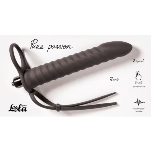 Strap-on Pure Passion Rori Zwart - Afbeelding 2