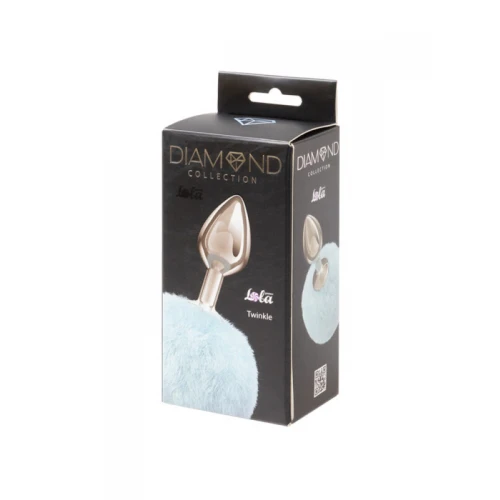 Anale plug Buttplug Diamond Twinkle Blauw - Afbeelding 2