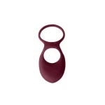 Vibrerende Dubbele Cockring Penisring Daydream Wine Rood - Afbeelding 3
