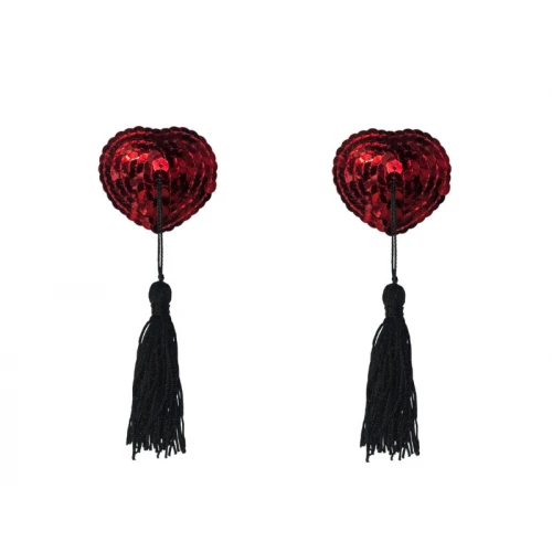Tepelstickers Burlesque Gipsy Rood - Afbeelding 2