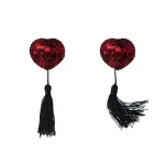 Tepelstickers Burlesque Gipsy Rood