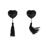 Tepelstickers Burlesque Evans Zwart
