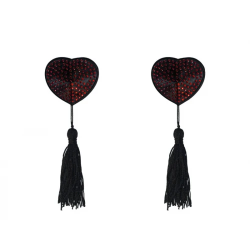 Tepelstickers Burlesque Evans Rood - Afbeelding 2