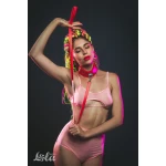 Halsband Party Hard Circus Rood - Afbeelding 4