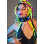 Halsband Party Hard Circus Zwart - Afbeelding 8