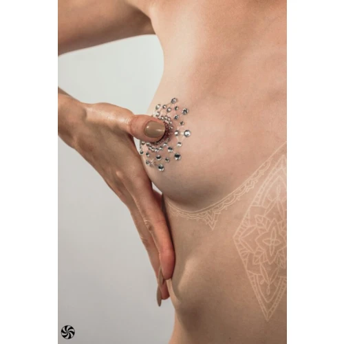 Lichaam Stickers Burlesque Rowland Wit - Afbeelding 7