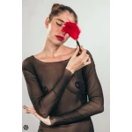 Kietelaar Burlesque Plume Rood - Afbeelding 6