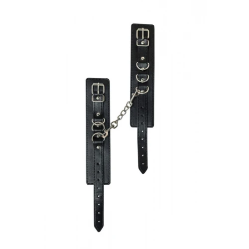 Aanpasbare Enkelboeien - Verstelbaar - Cuffs - BDSM - Bondage - Luxe Verpakking - Party Hard - Celestial - Zwart - Afbeelding 4