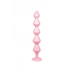 Anale Ketting Met Diamant - Lola Toys - Emotions - Beginner Beads - Buttplug met Kralen - Flexibele Anaal Ballen/ Kralen/ Ketting - Anal Beads - Anaalplug 100% Siliconen - Prostaat Stimulatie - P-Spot - Unisex - Chummy - Roze - Afbeelding 2