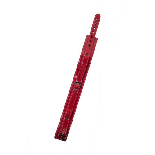Verstelbare Halsband zonder Riem - Collar - BDSM - Bondage - Luxe Verpakking - Party Hard - Eccentric - Rood - Afbeelding 6