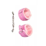 Aanpasbare Enkelboeien Met Vacht - Cuffs - BDSM - Bondage - Luxe Verpakking - Party Hard - Eternity - Roze