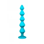 Anale Ketting Met Diamant - Lola Toys - Emotions - Beginner Beads - Buttplug met Kralen - Flexibele Anaal Ballen/ Kralen/ Ketting - Anal Beads - Anaalplug 100% Siliconen - Prostaat Stimulatie - P-Spot - Unisex - Buddy - Turquoise - Afbeelding 2