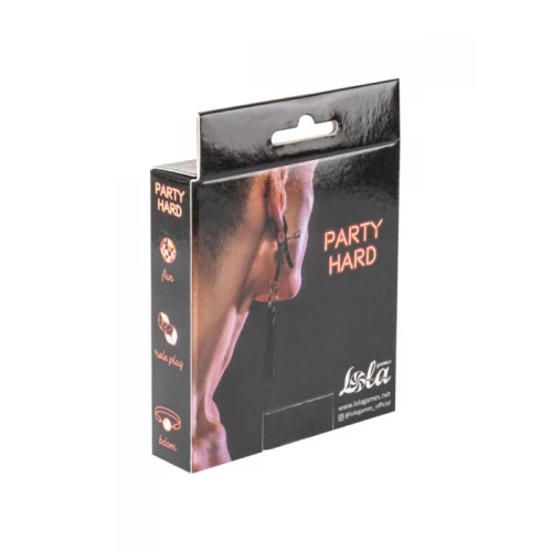 Tepelklemmen Met Leer - BDSM - Bondage - Luxe Verpakking - Party Hard - Sweet Escape - Afbeelding 2