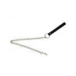 Riem met ketting - BDSM - Bondage - Luxe Verpakking - Party Hard - Willpower - Zwart - Afbeelding 4