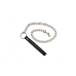 Riem met ketting - BDSM - Bondage - Luxe Verpakking - Party Hard - Willpower - Zwart