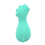 Luchtdruk Vibrator - Extra Stil - USB Oplaadbaar - Waterdicht - 7 zuig functies - Luxe Verpakking - Cadeau tip! - Fantasy - Dino - Groen - Afbeelding 4
