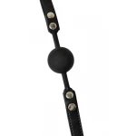 Ball Gag - Parabenen Vrij - BDSM - Bondage - Luxe Verpakking - Party Hard - Dolce Vita - Zwart - Afbeelding 4
