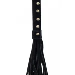 Zweep - Zweepje - Parabenen Vrij - BDSM - Bondage - Luxe Verpakking - Party Hard - Fling - Zwart - Afbeelding 2