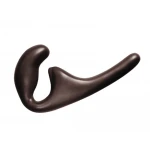 Anale Strapless Strap-on - Penetratie - Dildo - Clitoris Stimulator - 100% Silicone - Met ribbels - Flexibel - Natural Seduction - Zwart