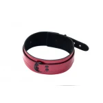 Verstelbare Halsband zonder Riem - Collar - BDSM - Bondage - Luxe Verpakking - Party Hard - Eccentric - Rood - Afbeelding 5