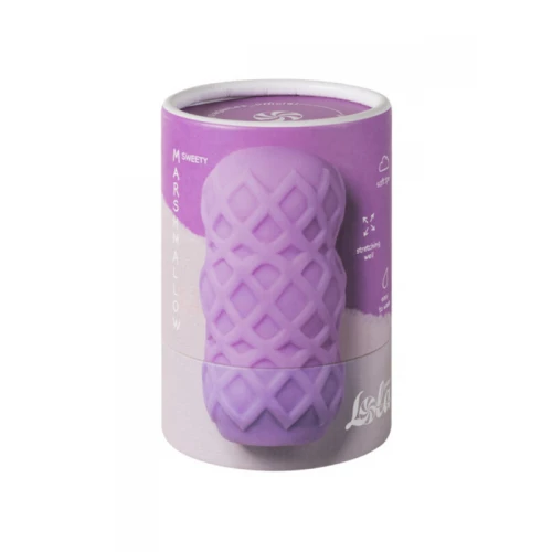 Marshmallow Masturbator - Extra Zacht - Stretch - Flexibel - Luxe Verpakking - Sweety - Paars - Afbeelding 6