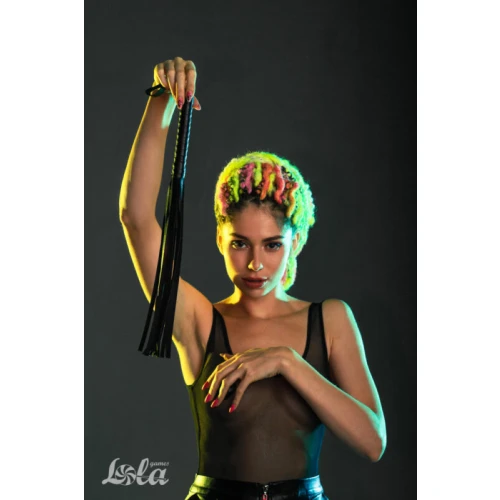 Zweep - Zweepje - Parabenen Vrij - BDSM - Bondage - Luxe Verpakking - Party Hard - Rebel - Zwart - Afbeelding 4