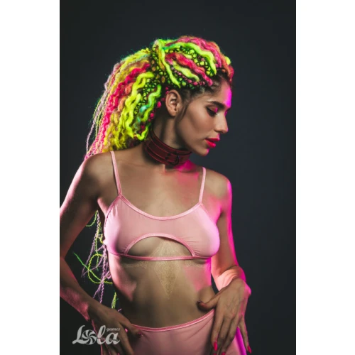 Verstelbare Halsband zonder Riem - Collar - BDSM - Bondage - Luxe Verpakking - Party Hard - Eccentric - Rood - Afbeelding 7