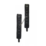 Aanpasbare Enkelboeien Met Vacht - Cuffs - BDSM - Bondage - Luxe Verpakking - Party Hard - Eternity - Zwart - Afbeelding 5